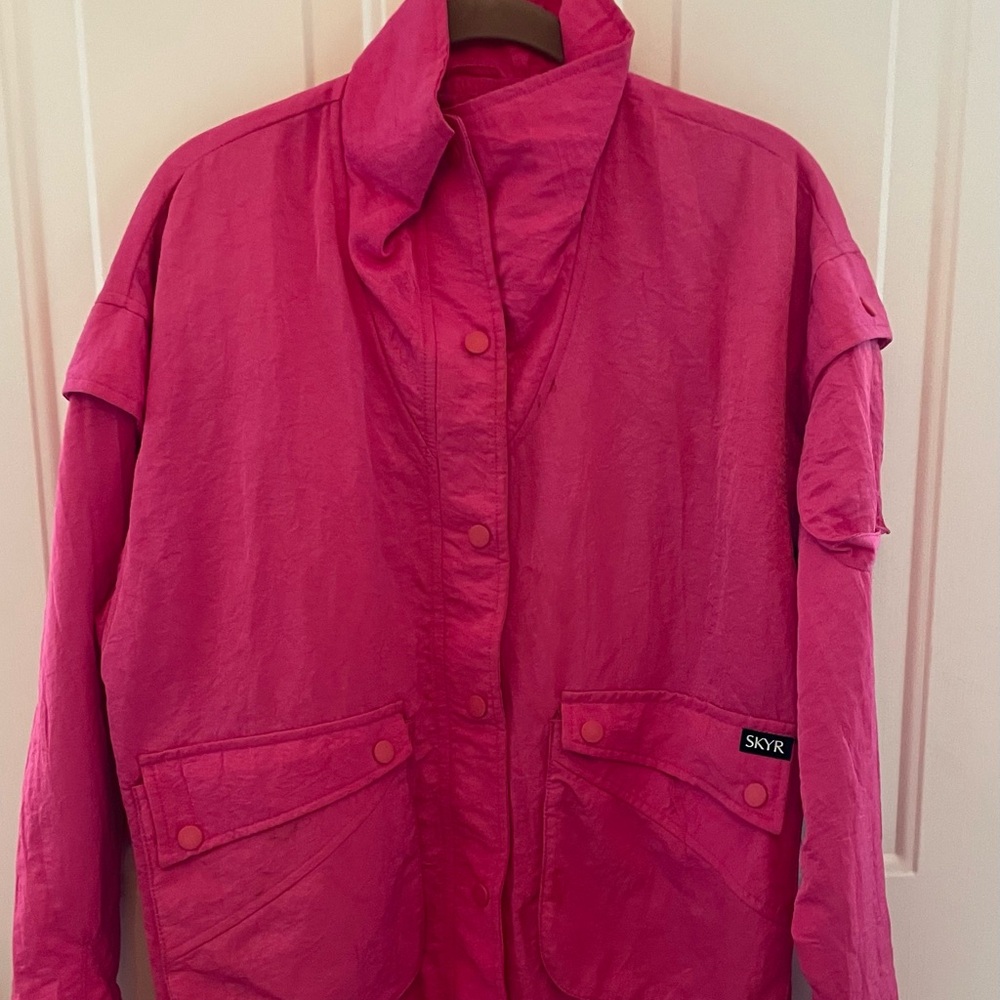 Vibrant Pink Lightweight Ski Jacket